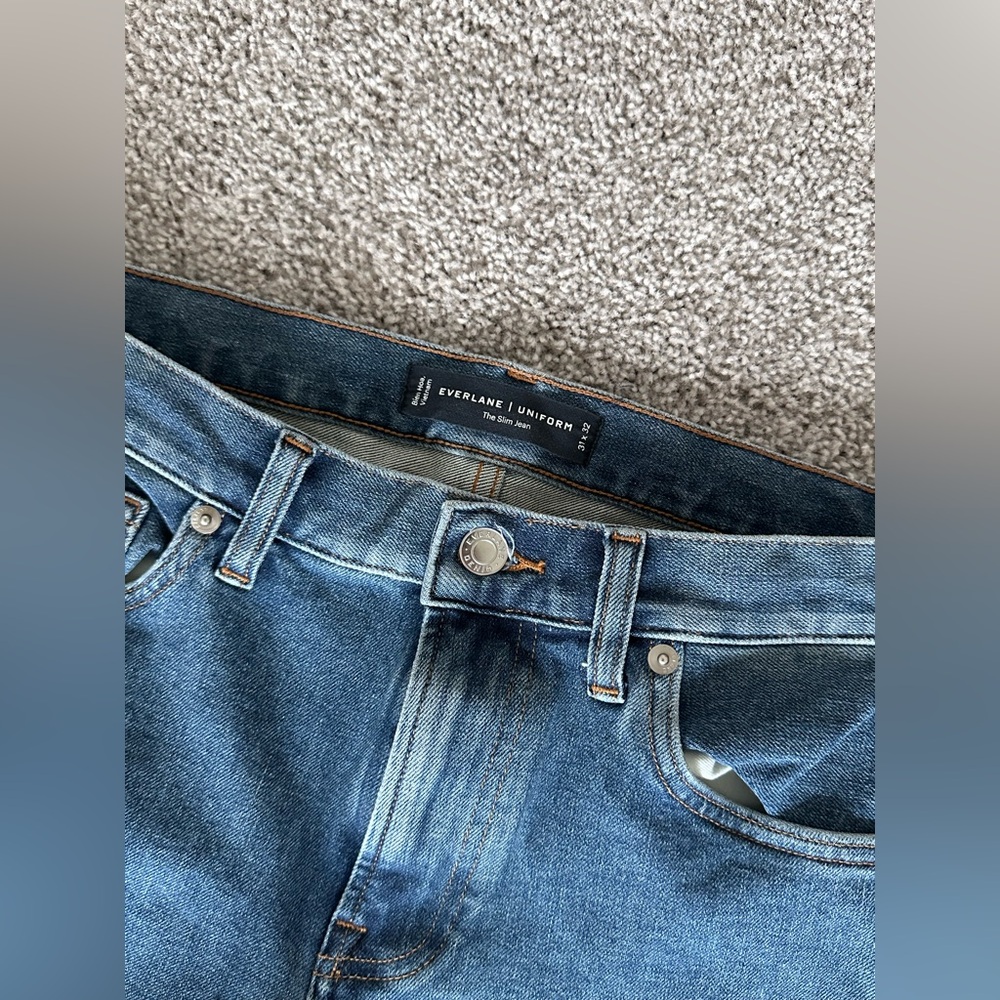 Everlane Stonewash Uniform Jeans